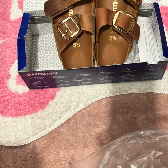 NWT Birkenstock Arizona Big Buckle Cognac - Picture 3 of 7
